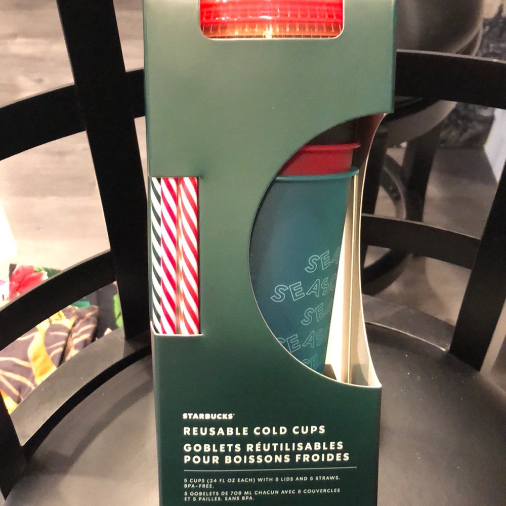 Starbucks 2019 holiday Reuseable cold cups